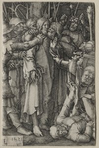 A szenvedés: Jézus elfogása alkotó: Lucas van Leyden