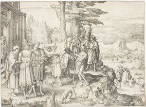 A tékozló fiú visszatérése alkotó: Lucas van Leyden