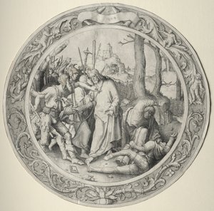 A kerek passió: Krisztus árulása alkotó: Lucas van Leyden