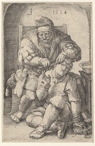 A sebész, 1524. alkotó: Lucas van Leyden