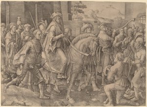 Márdokeus diadala alkotó: Lucas van Leyden