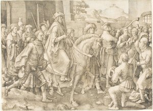 Márdokeus diadala alkotó: Lucas van Leyden