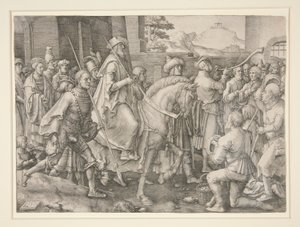 Márdokeus diadala, Eszter 6.11 alkotó: Lucas van Leyden