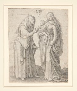 A Szűz gyermekével és Szent Annával alkotó: Lucas van Leyden