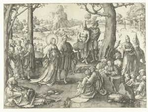 Mária Magdolna világi élete De dans van Maria Magdalena alkotó: Lucas van Leyden