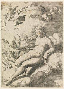 Vénusz és Ámor alkotó: Lucas van Leyden