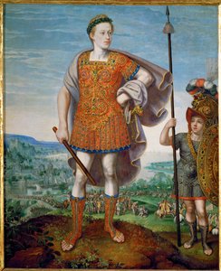 Mátyás császár mint Publius Cornelius Scipio (olaj, fa)