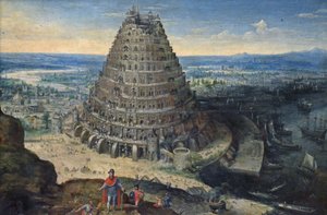 Franciául:  Bábel tornya alkotó: Lucas van Valckenborch