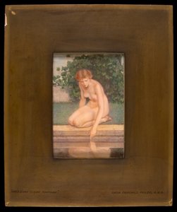 Egy tiszta szökőkútnál, 1907. alkotó: Lucia Fairchild Fuller
