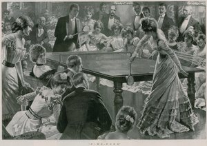 Ping-Pong (litográfia) alkotó: Lucien Davis