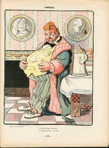 A bajonett, színes szatirikus alkotó: Lucien Metivet