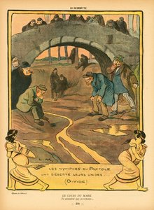 A bajonett, színes szatirikus alkotó: Lucien Metivet