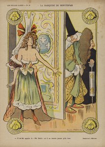 De Montespan márkinő, Le Rire illusztrációja alkotó: Lucien Metivet