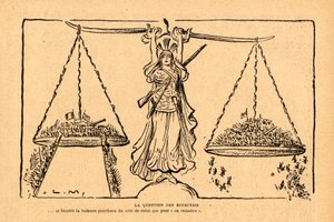 Le Rire rouge, Szatirikus fekete-fehér alkotó: Lucien Metivet