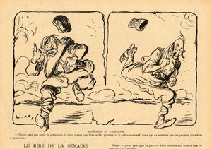 Le Rire rouge, Szatirikus fekete-fehér alkotó: Lucien Metivet