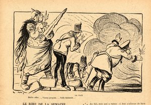 Le Rire rouge, Szatirikus fekete-fehér alkotó: Lucien Metivet