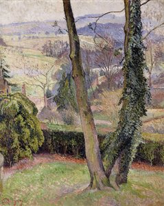 Frost and Mist, Summerleaze, East Knoyle alkotó: Lucien Pissarro