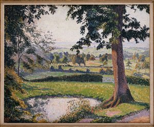 Gunville-tó, Sedgeville alkotó: Lucien Pissarro