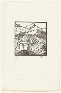 Herderé Bergère C.O. a Mont Tour alkotó: Lucien Pissarro