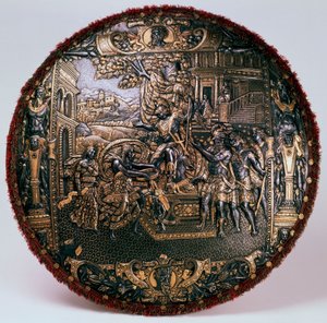 „Parádé pajzs”, c1580. alkotó: Lucio Piccinino