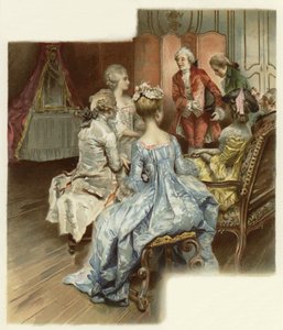 Illusztráció: A botrány iskolája (chromolitho)