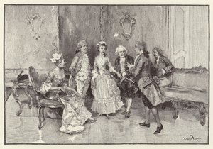 Illusztráció: A botrány iskolája (chromolitho)