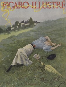 Tavasz (tavasz). A Le Figaro Illustre borítója, 1896. május