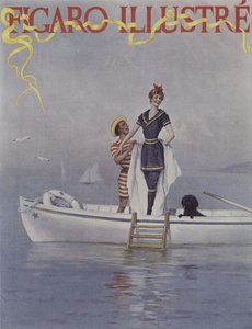 Teljes víz a tengeren. A Le Figaro Illustre borítója, 1894. augusztus