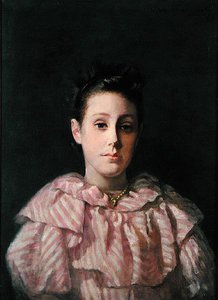Fiatal lány portréja alkotó: Lucius Wolcott Hitchcock