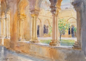 Szent Katalin kolostor, Betlehem, Izrael, 2019 (papír nélkül) alkotó: Lucy Willis
