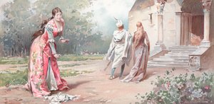 Illusztráció Shakespeare Otellójához (chromolitho)