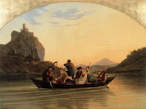 Átkelés Schreckensteinnél, 1837