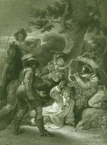 Monmouth hercege a sedgemoori csata után alkotó: Ludwig Deutsch