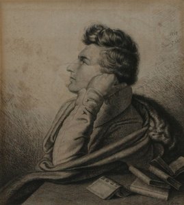 Heinrich Heine költő portréja 1797-1856, 1827