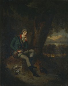 Nyikita Petrovics Panin gróf portréja 1770-1837 vadászruhában