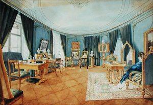 Egy művészszoba Bécsben alkotó: Ludwig Hild