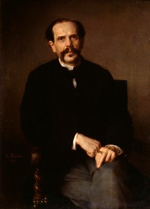 Egy férfi portréja, 1861. alkotó: Ludwig Knaus