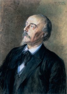 Hans von Bulow német karmester, zongoraművész és zeneszerző portréja (Drezda