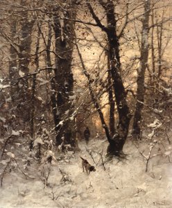 Téli alkony, 1891