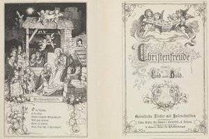 Keresztény öröm dalban és képben, 1855.