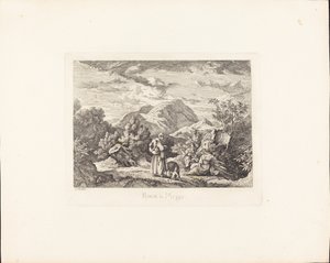 Rocca di Mezzo alkotó: Ludwig Richter