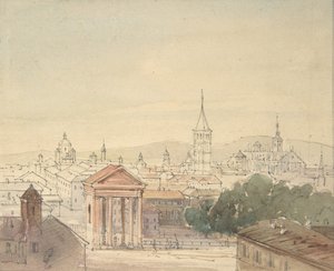 Milánó látképe, 1820-84.