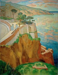 Sorrento partjainál alkotó: Ludwig von Hofmann