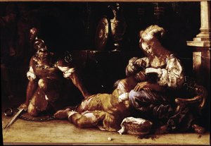 Sámson és Delila (olaj, vászon, 1650 körül)