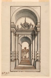 Bejárat lépésekkel alkotó: Luigi Biagi