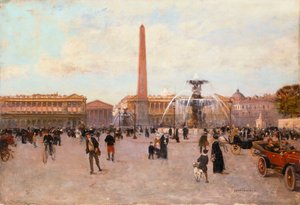Place de la Concorde, alkotó: Luigi Loir