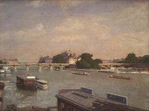 Az Ile de la Cite, Párizs alkotó: Luigi Loir