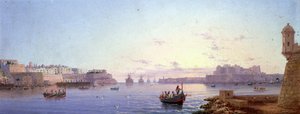 The Grand Harbour, Valletta (fedélzet) alkotó: Luigi Maria Galea