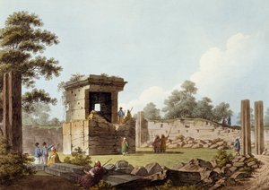 Tortosát körülvevő terület alkotó: Luigi Mayer
