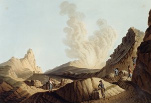 Stromboli-sziget, kráter alkotó: Luigi Mayer